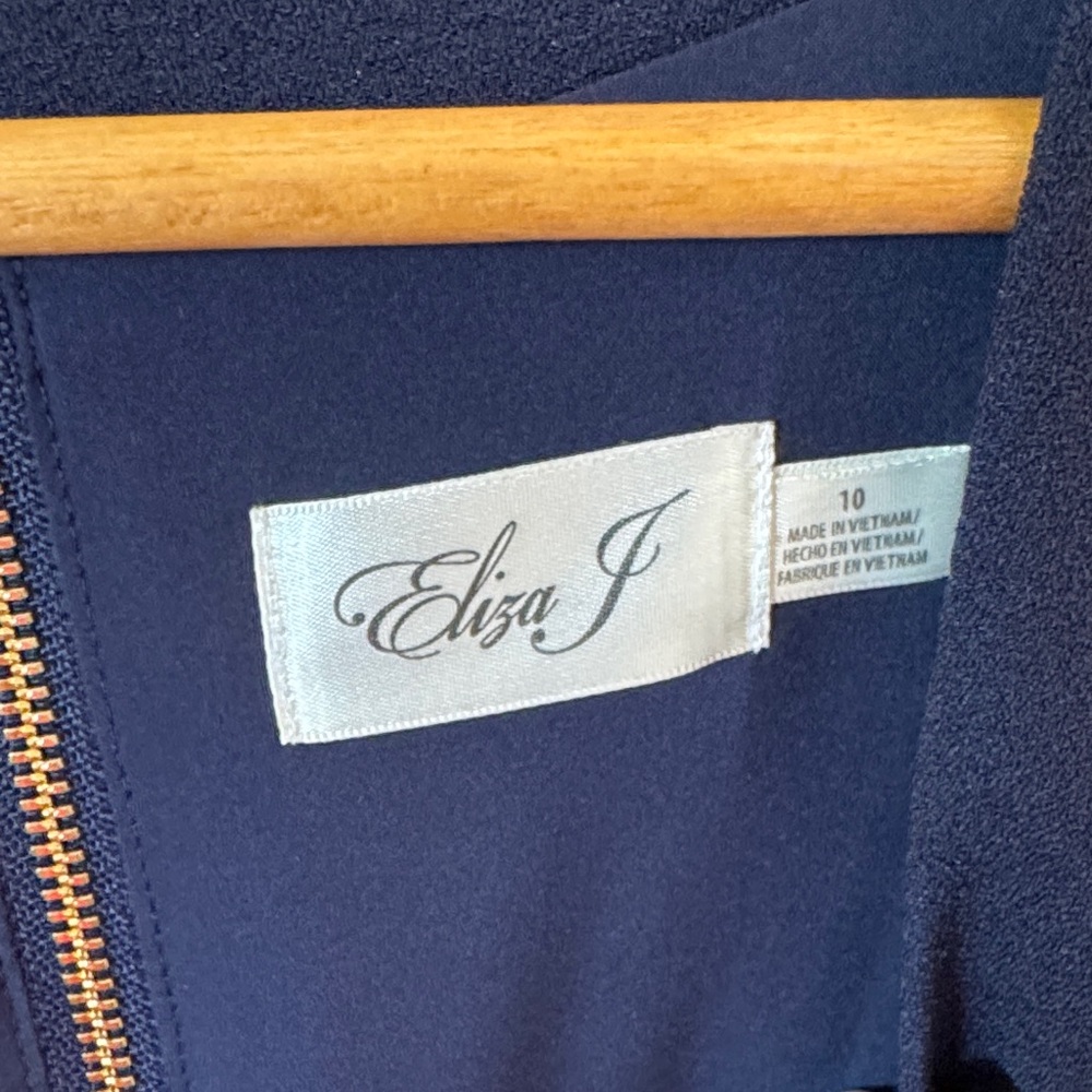 Eliza J Classic Navy Midi Dress - Picture 7 of 7